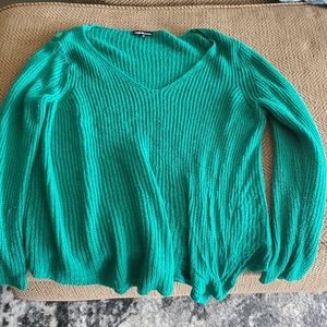 Baggy Green Charlotte Russe Sweater